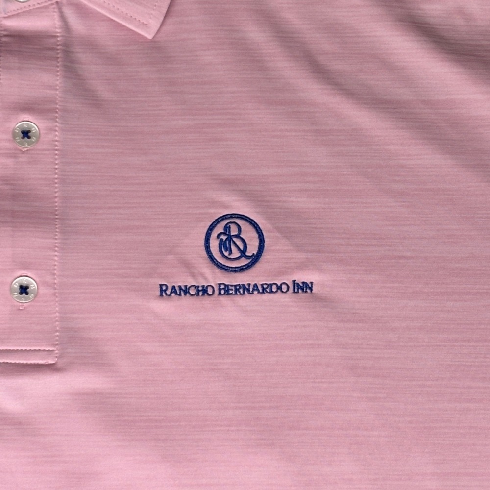 FootJoy Polo Shirt Mens 2XL Pink‎ Rancho Bernardo Inn Golf Performance Stretch - Picture 5 of 10